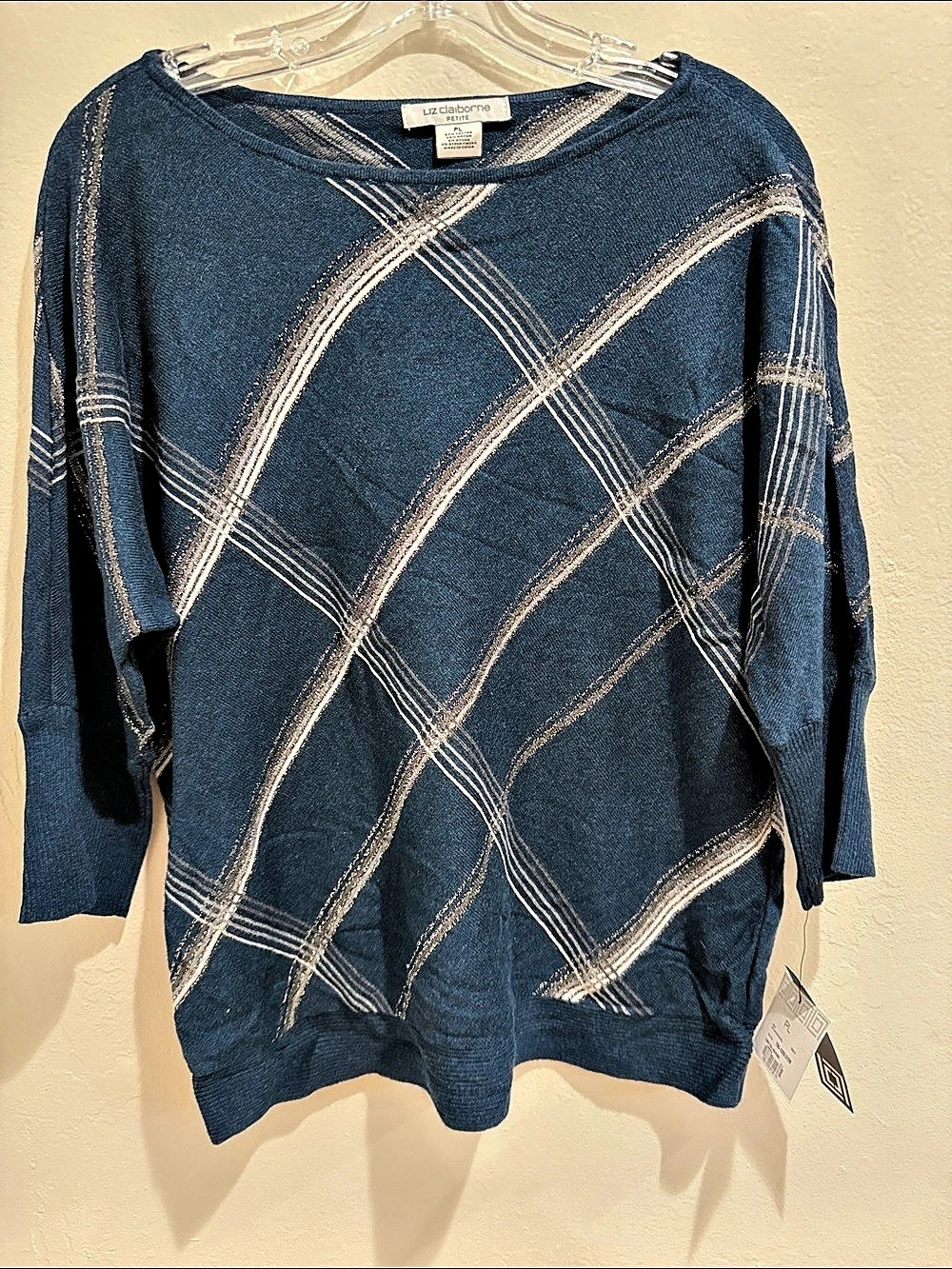 Liz Claiborne Long Sleeve sweaters Blue NWT